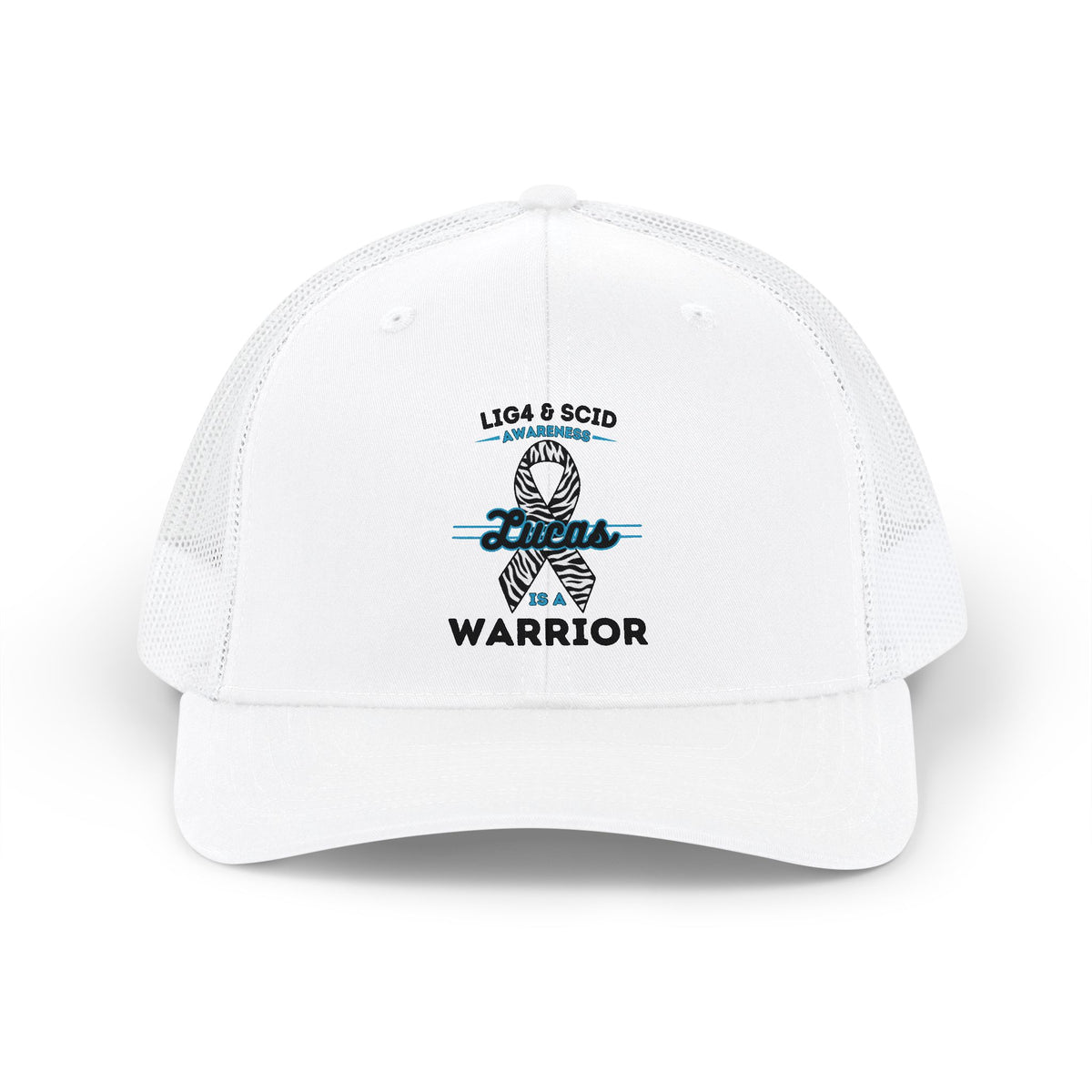Lucas Is A Warrior Trucker Snapback