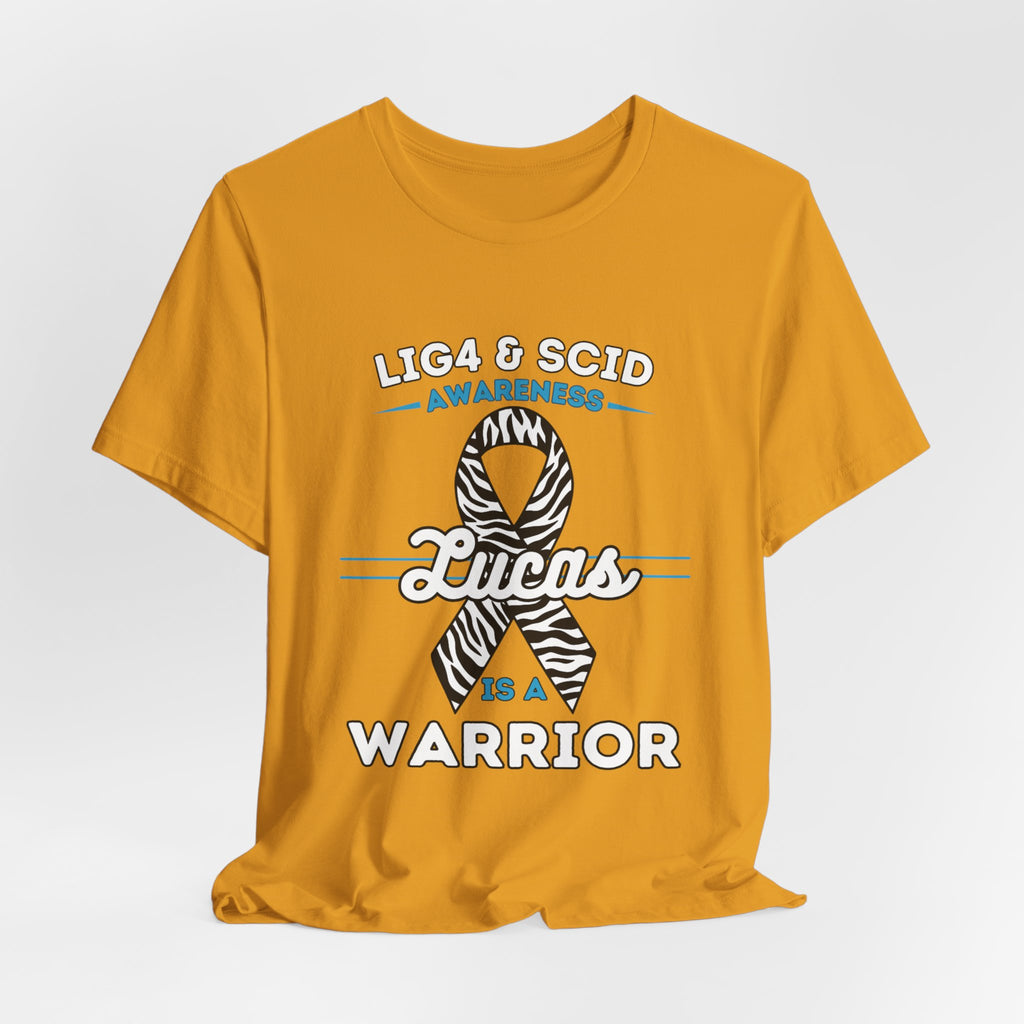 Lucas Is A Warrior Short Sleeve Tee