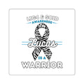 Lucas Is A Warrior - LIG4 & SCID Awareness Square Sticker
