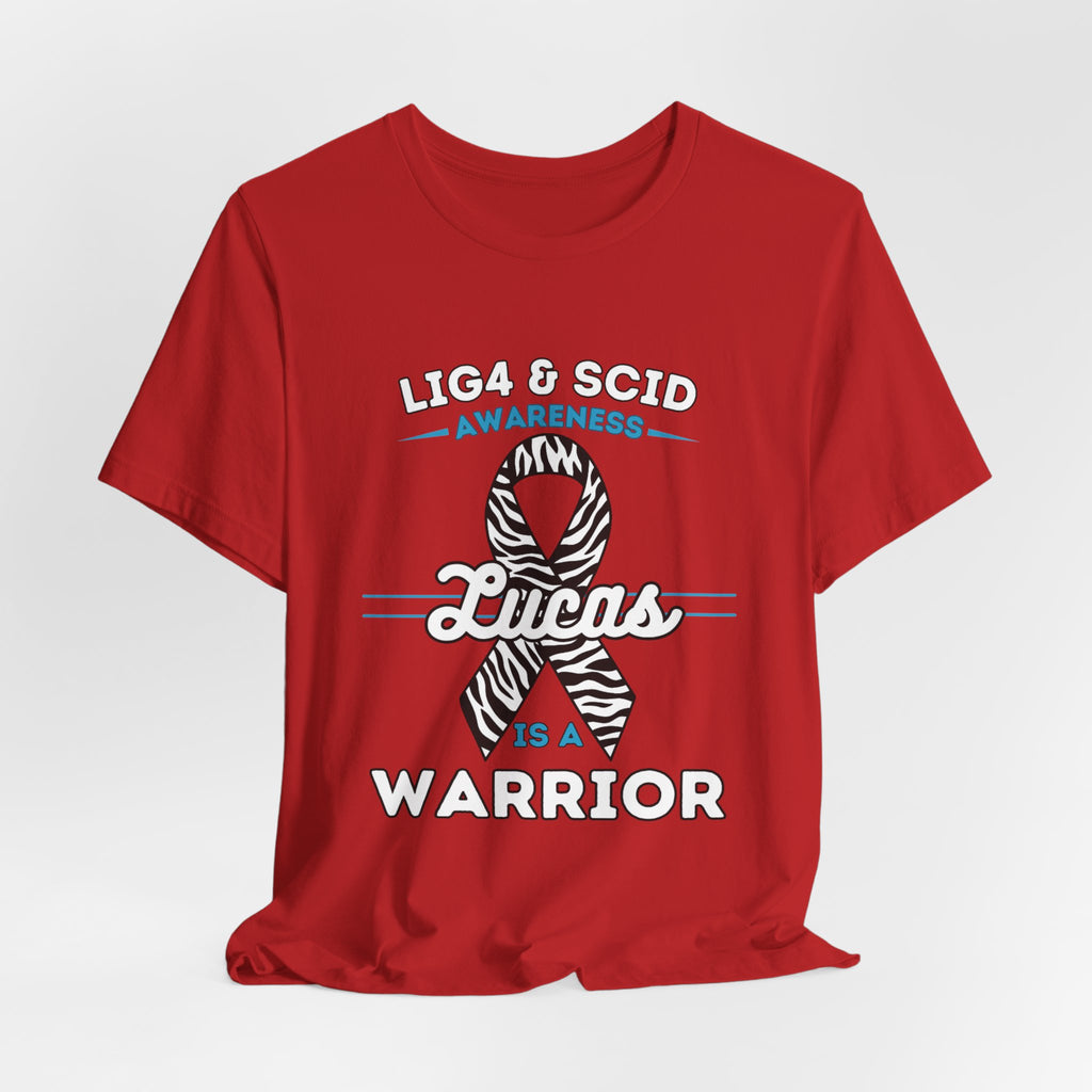 Lucas Is A Warrior Short Sleeve Tee