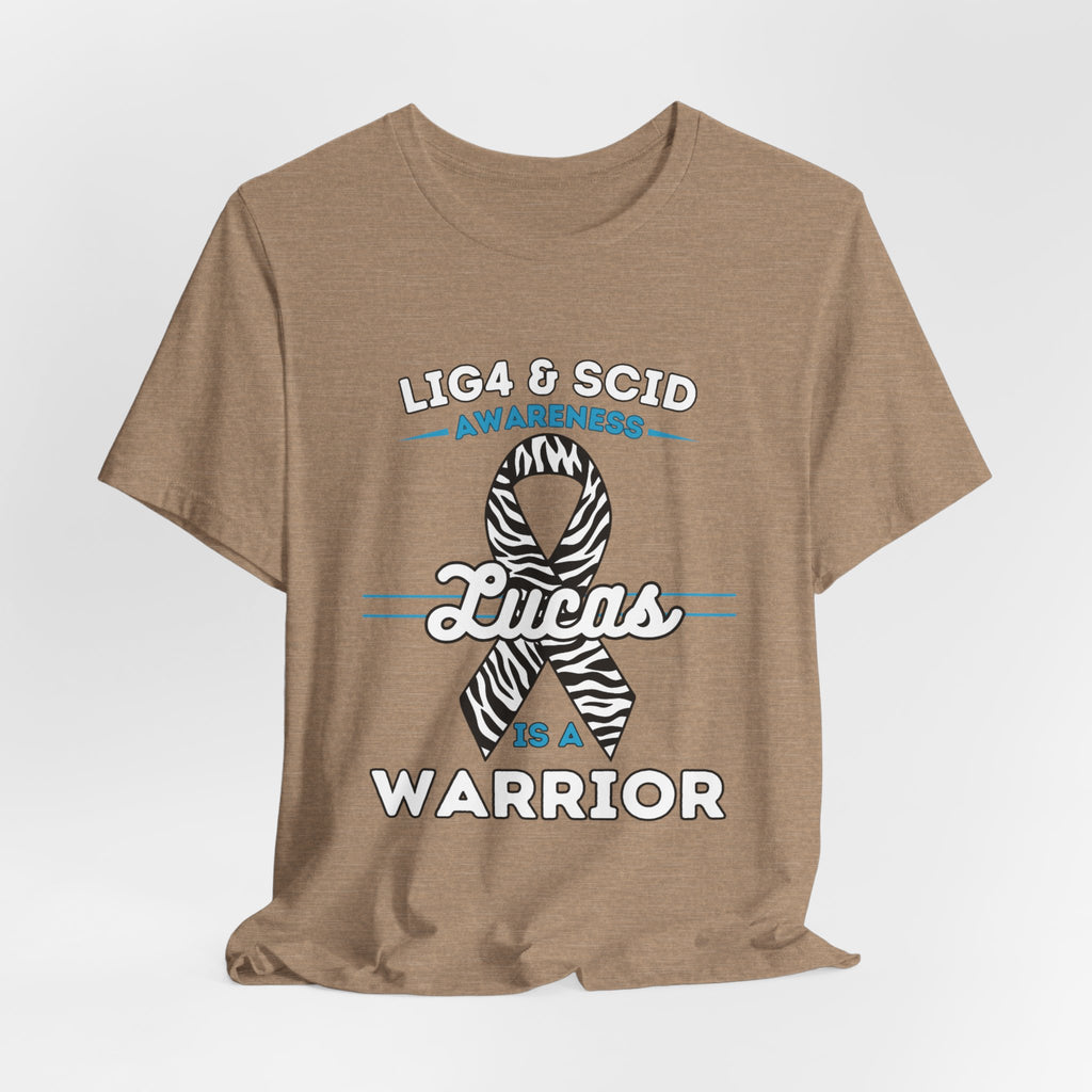 Lucas Is A Warrior Short Sleeve Tee