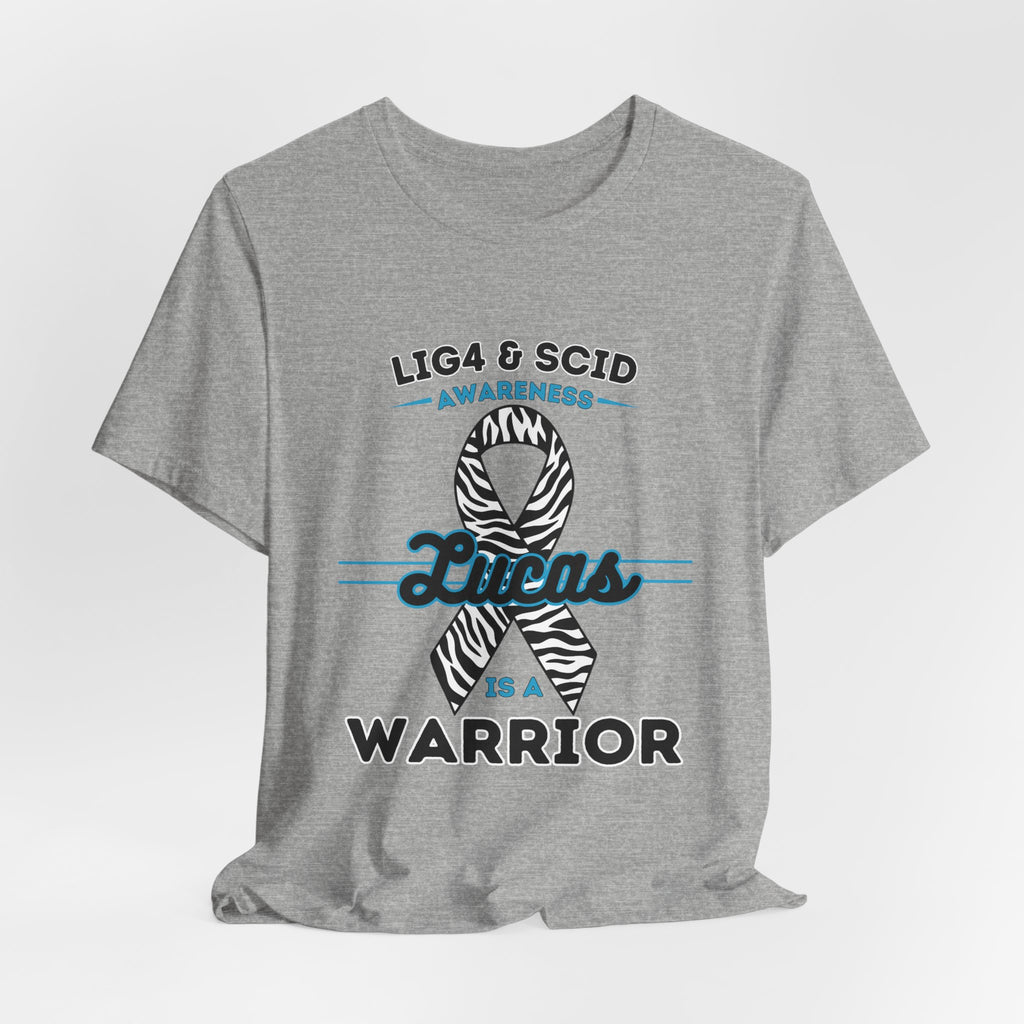 Lucas Is A Warrior Short Sleeve Tee