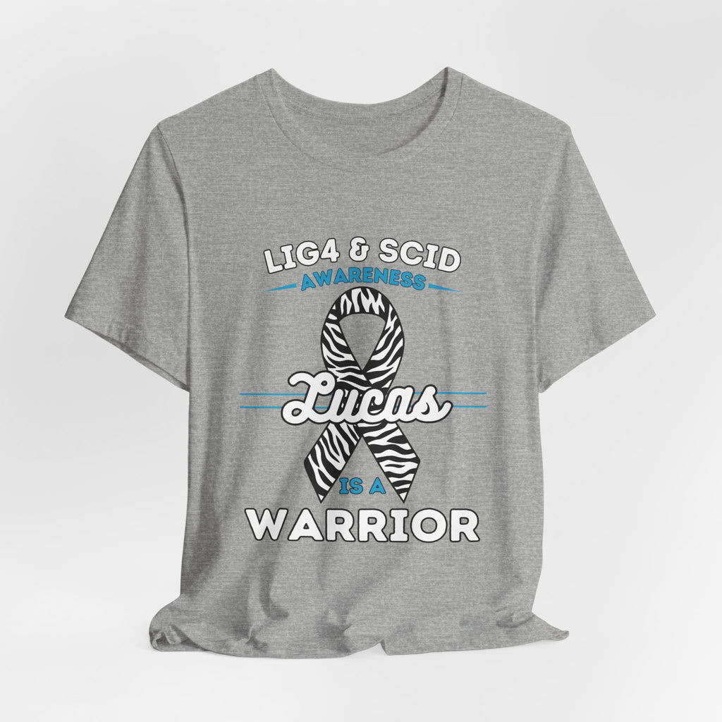 Lucas Is A Warrior Short Sleeve Tee