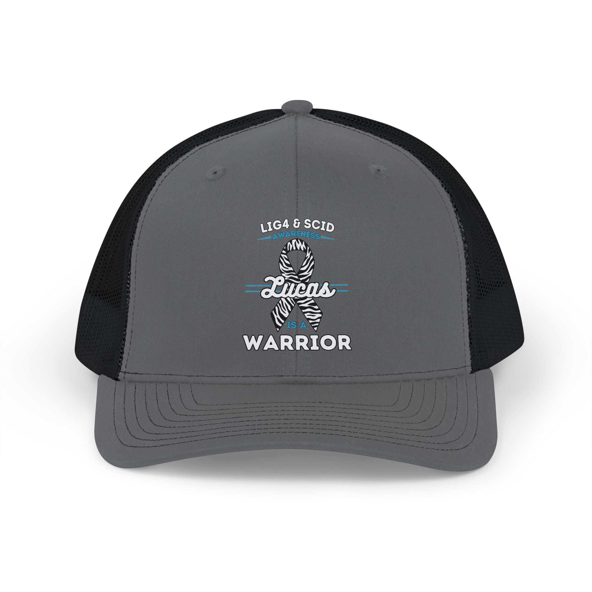 Lucas Is A Warrior Trucker Snapback