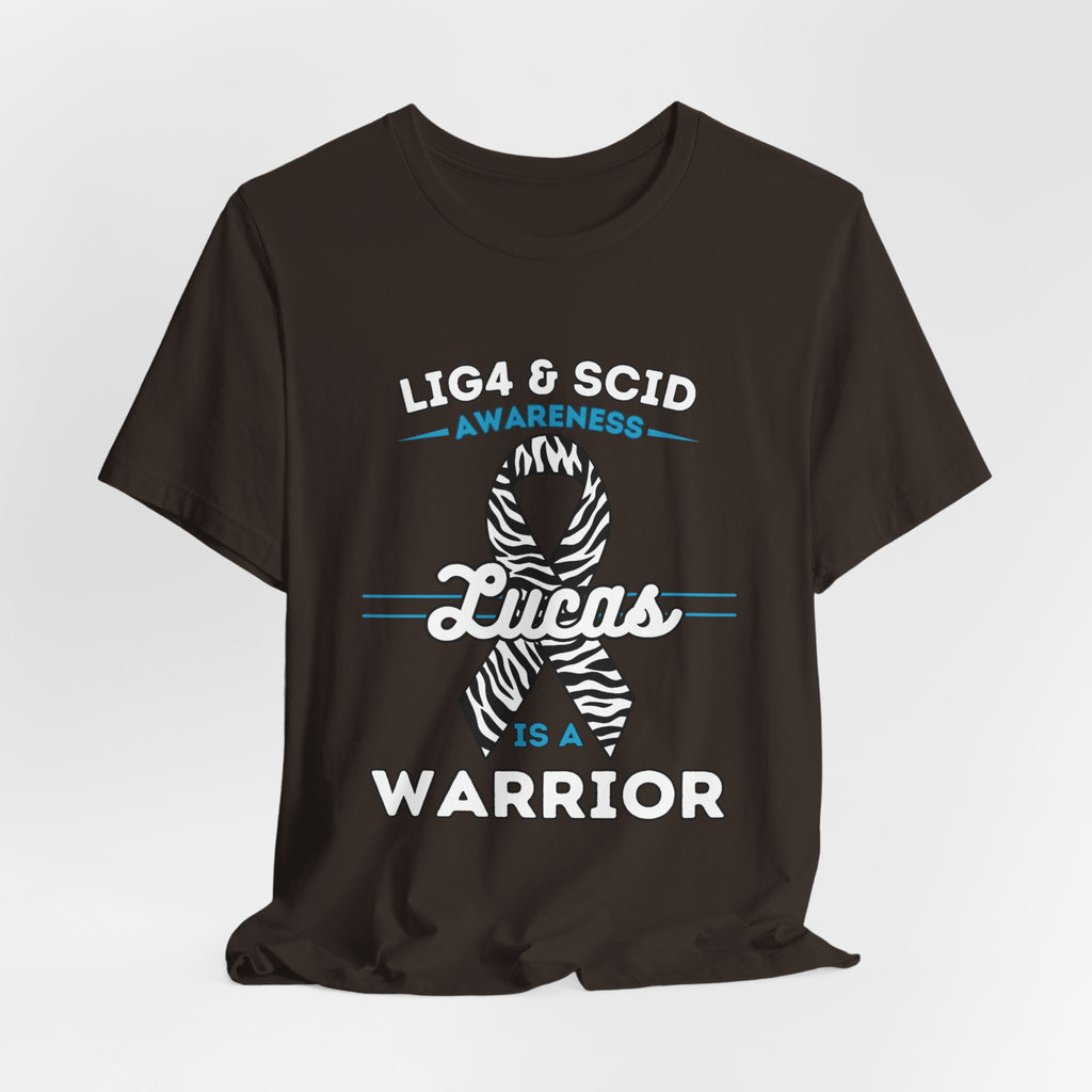 Lucas Is A Warrior Short Sleeve Tee