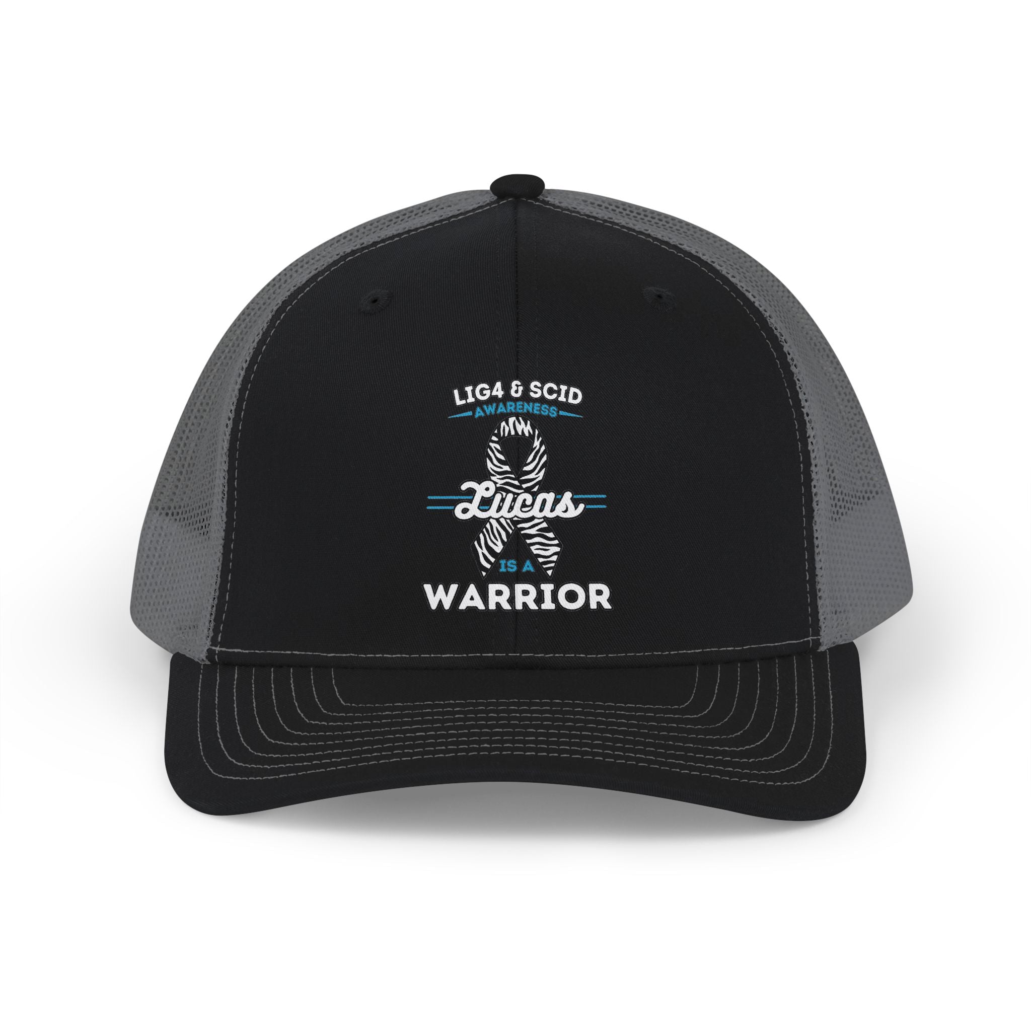 Lucas Is A Warrior Trucker Snapback