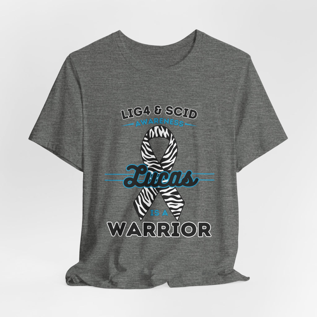 Lucas Is A Warrior Short Sleeve Tee