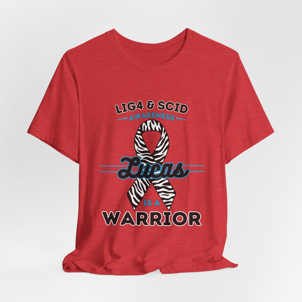 Lucas Is A Warrior Short Sleeve Tee