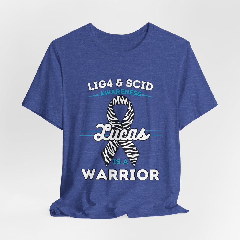 Lucas Is A Warrior Short Sleeve Tee