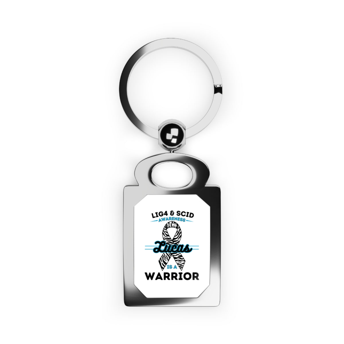 Lucas Is A Warrior Square Key Chain