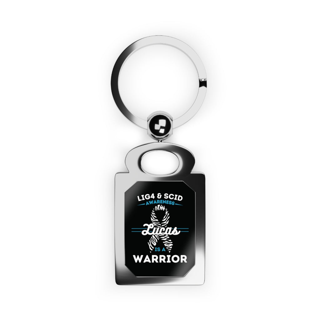 Lucas Is A Warrior Square Key Chain