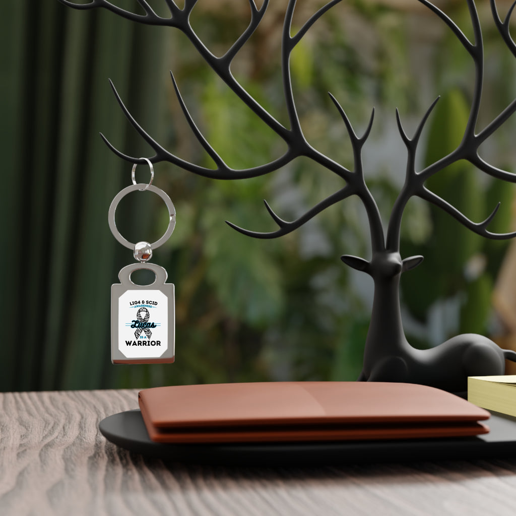 Lucas Is A Warrior Square Key Chain