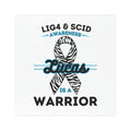LIG4 & SCID Awareness Ribbon Car Magnet — Personalized "Lucas is a Warrior"