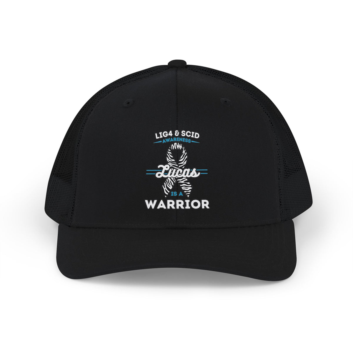 Lucas Is A Warrior Trucker Snapback