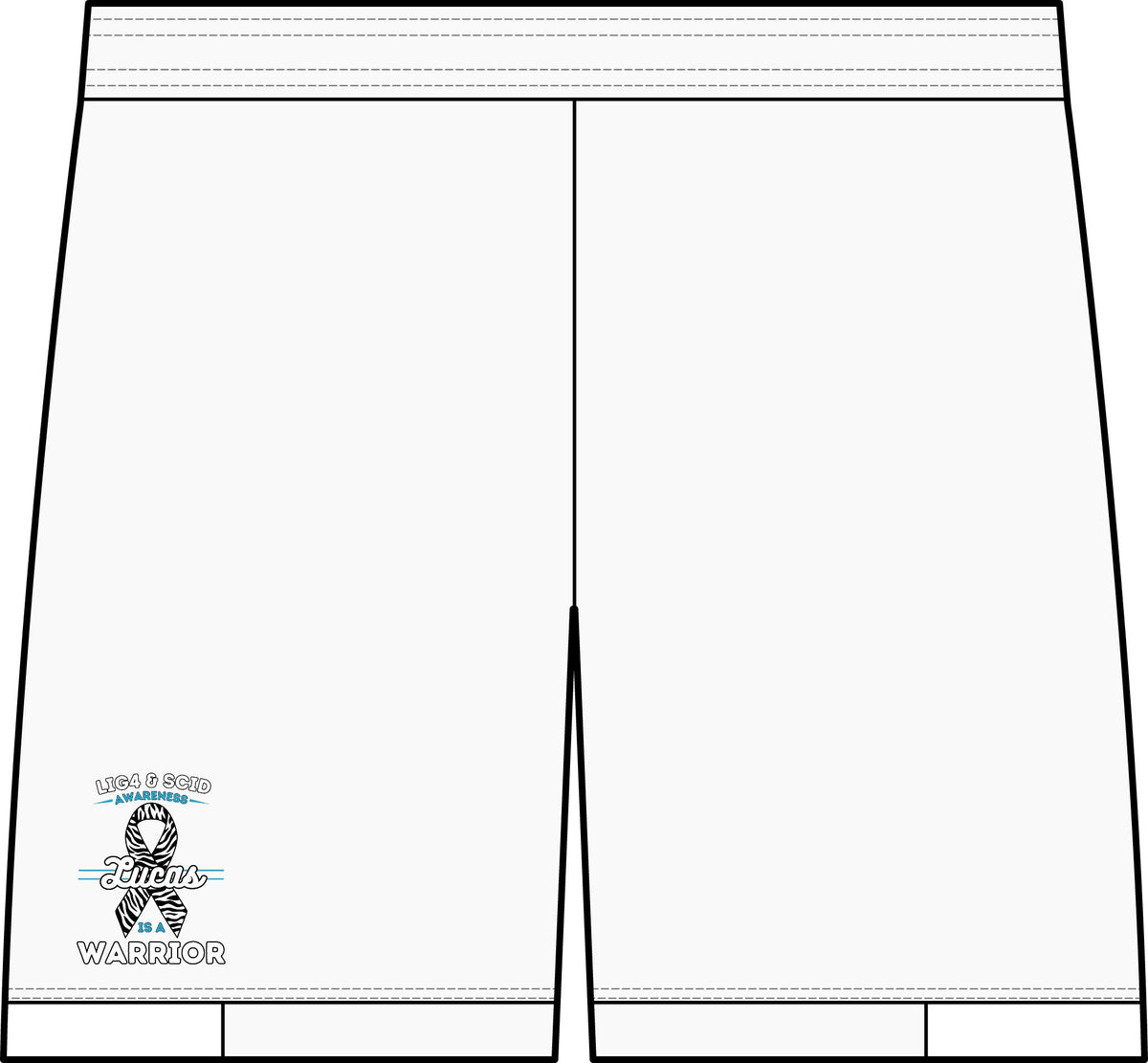 Lucas Is A Warrior Athletic Shorts