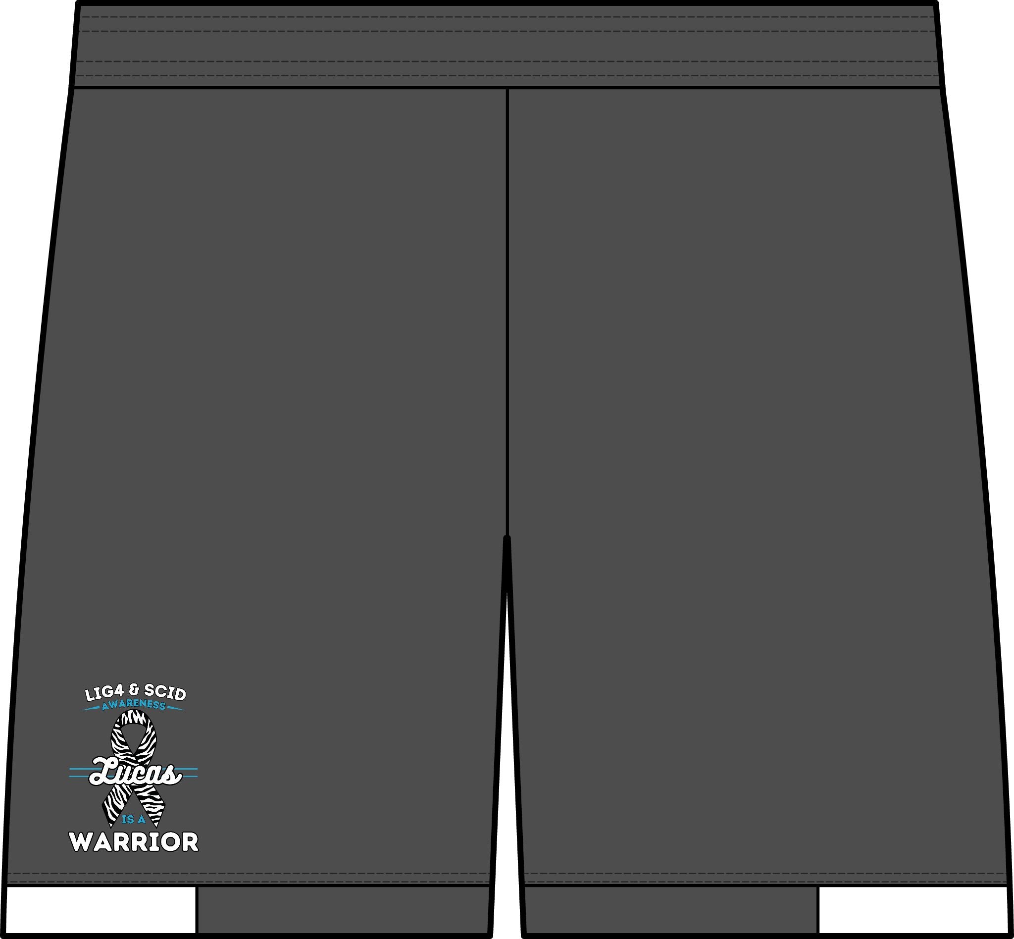 Lucas Is A Warrior Athletic Shorts