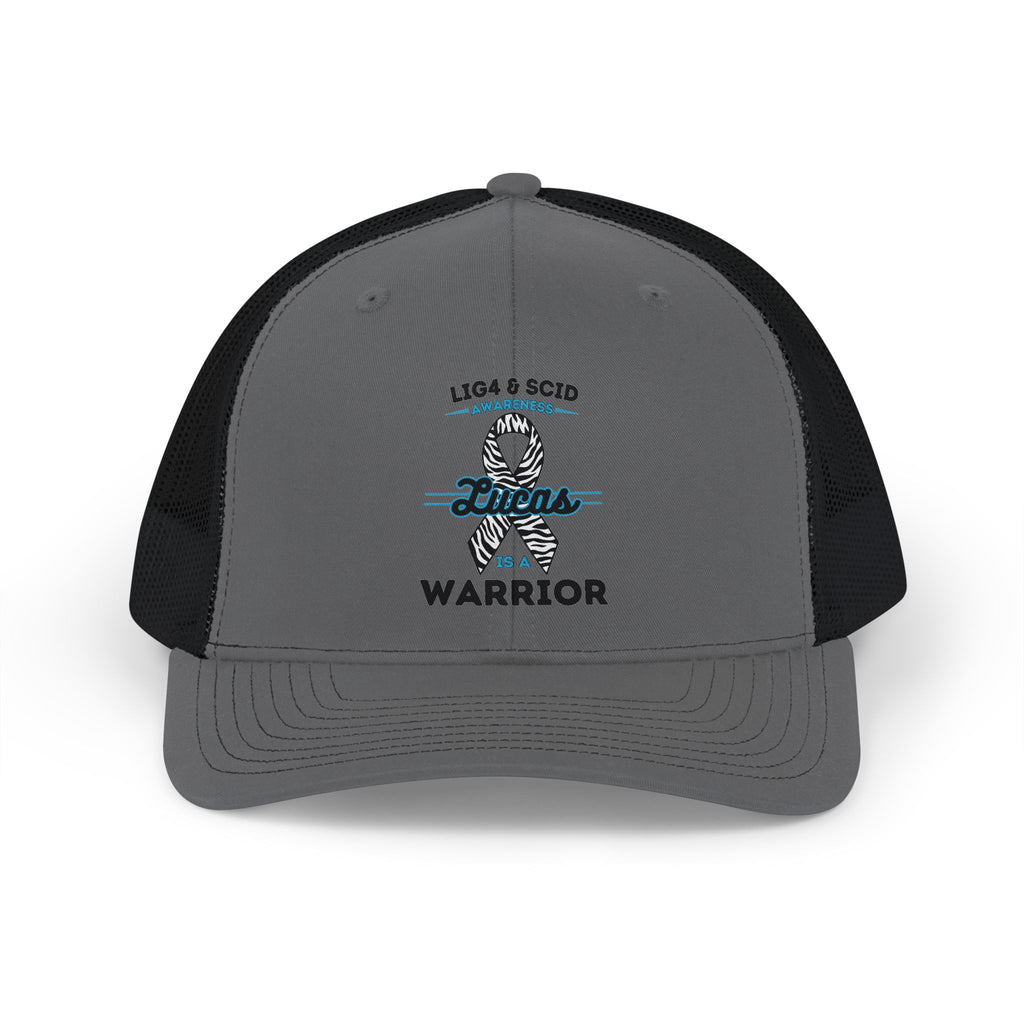 Lucas Is A Warrior Trucker Snapback