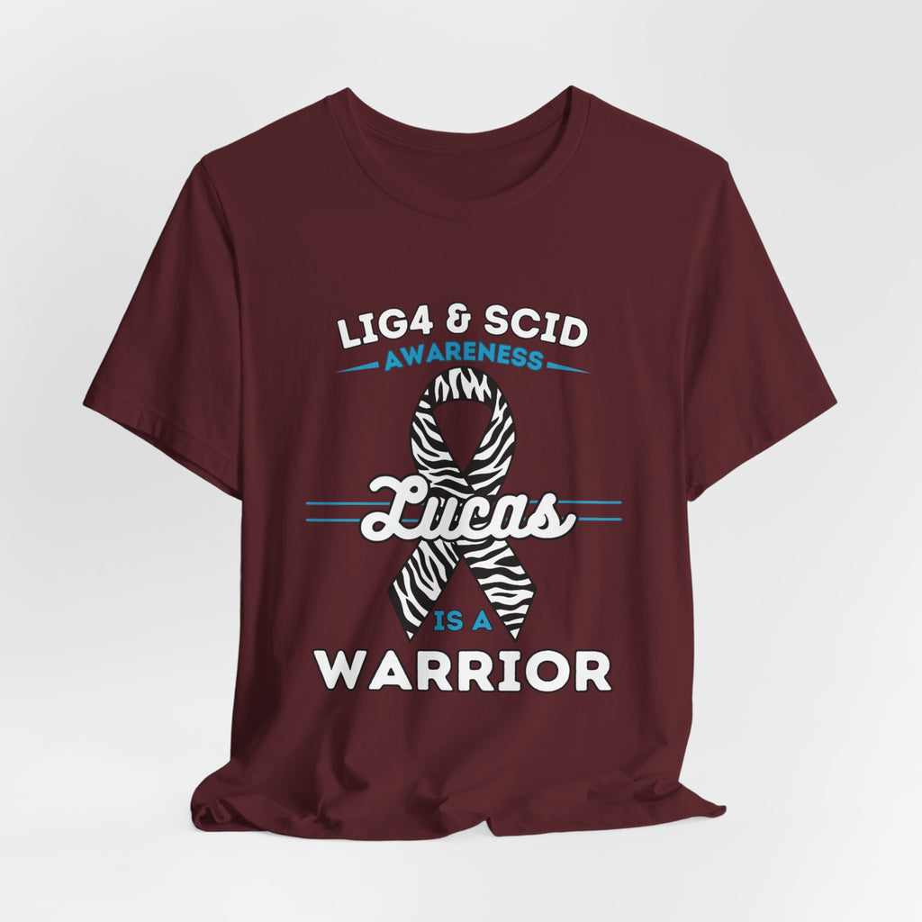 Lucas Is A Warrior Short Sleeve Tee