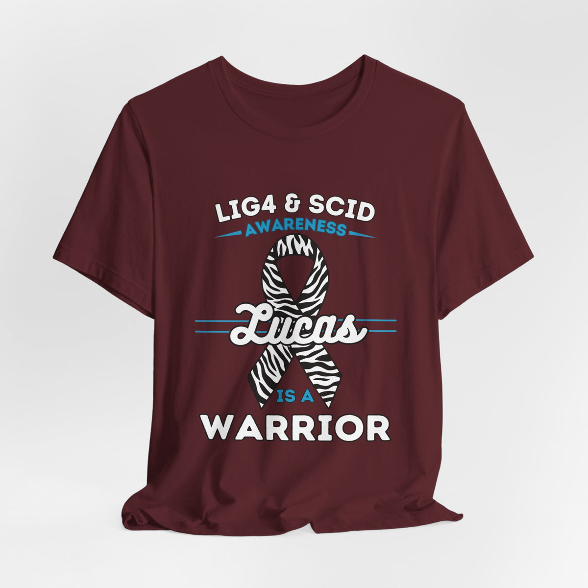 Lucas Is A Warrior Short Sleeve Tee