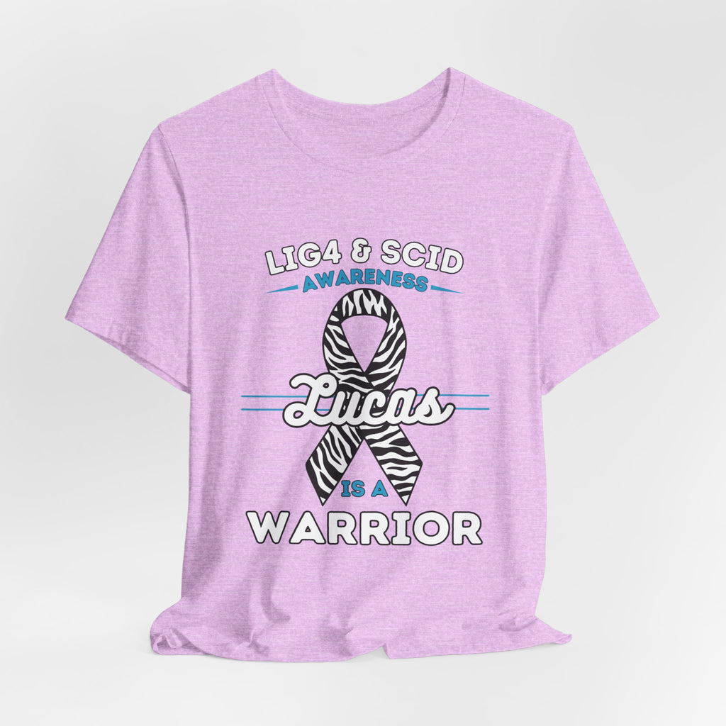 Lucas Is A Warrior Short Sleeve Tee