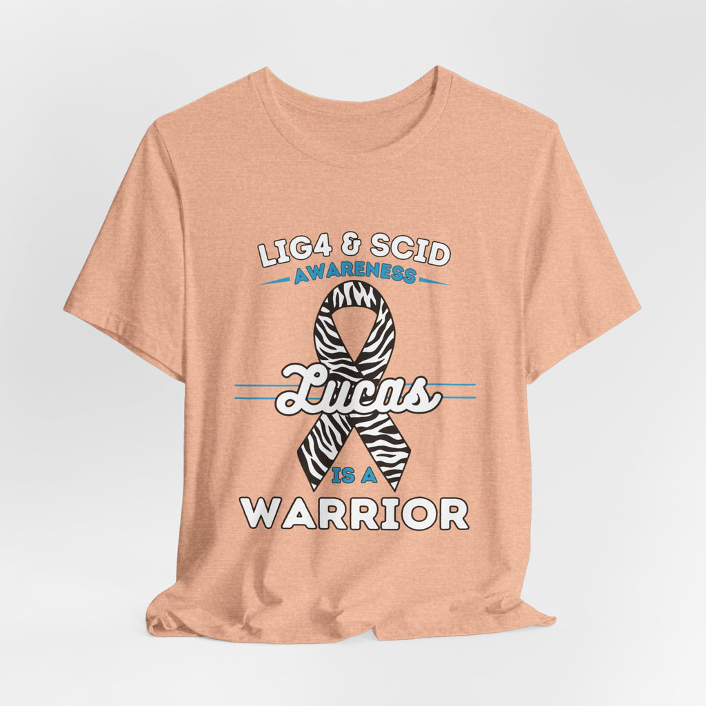 Lucas Is A Warrior Short Sleeve Tee