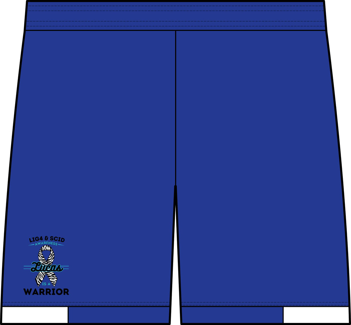 Lucas Is A Warrior Athletic Shorts