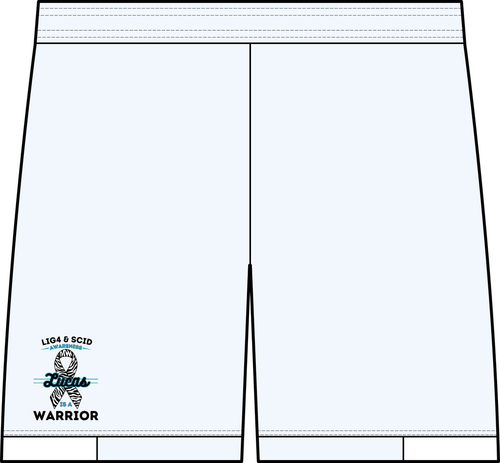 Lucas Is A Warrior Athletic Shorts