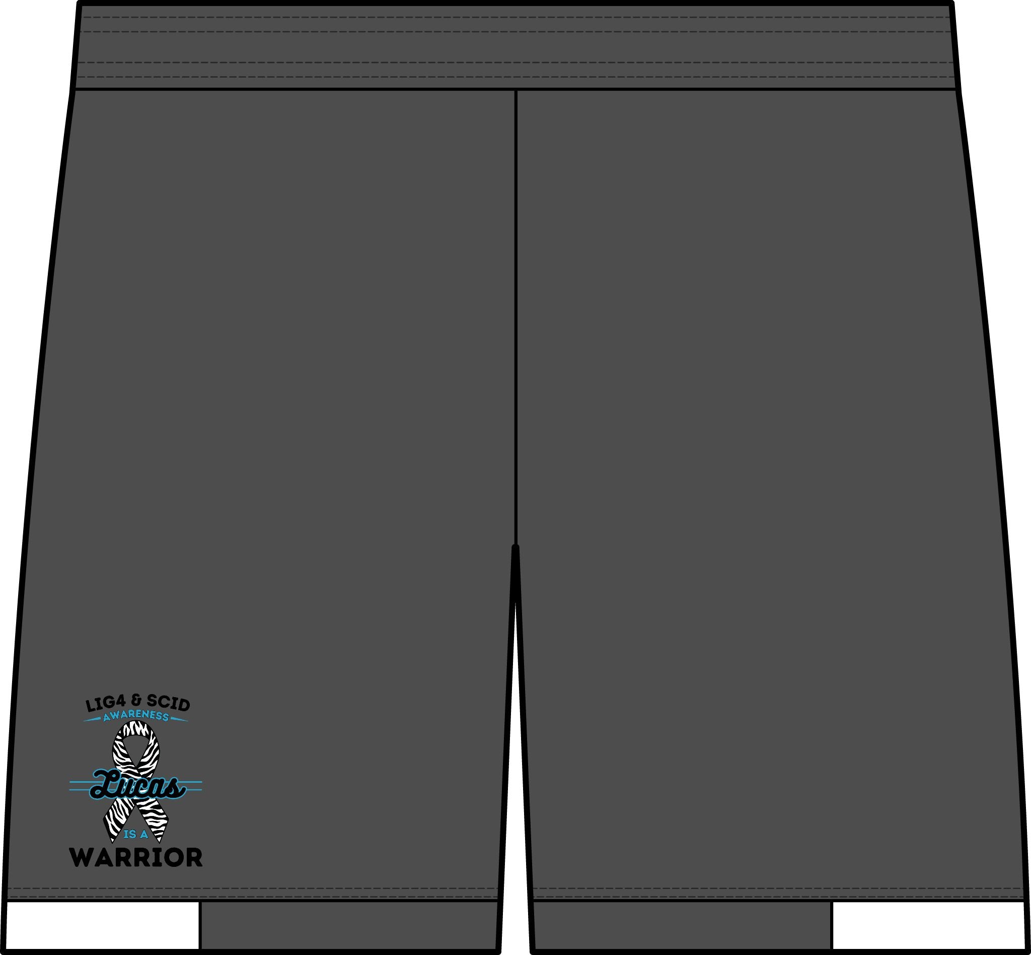 Lucas Is A Warrior Athletic Shorts